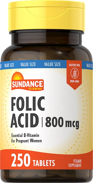 Sundance Folic Acid 800mcg