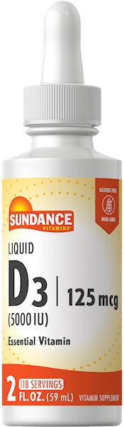 Sundance Vit D3 5000IU Liq 2oz