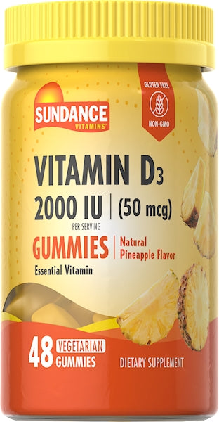 Sundance VIT D3 2000 IU (50 mcg) GUMMIES