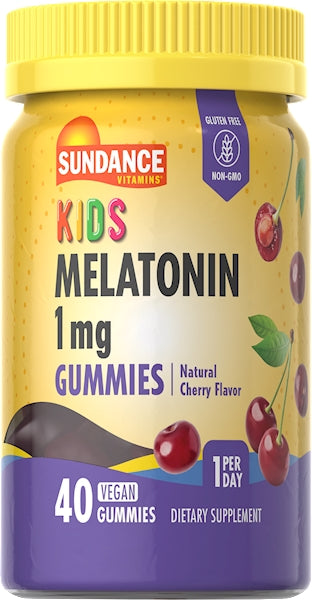 Sundance Vitamins Kid's Melatonin 1 mg Gummies 40 Each 4/2024 Fresh