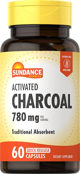 Sundance ACTIVATED CHARCOAL 780mg 60 caps
