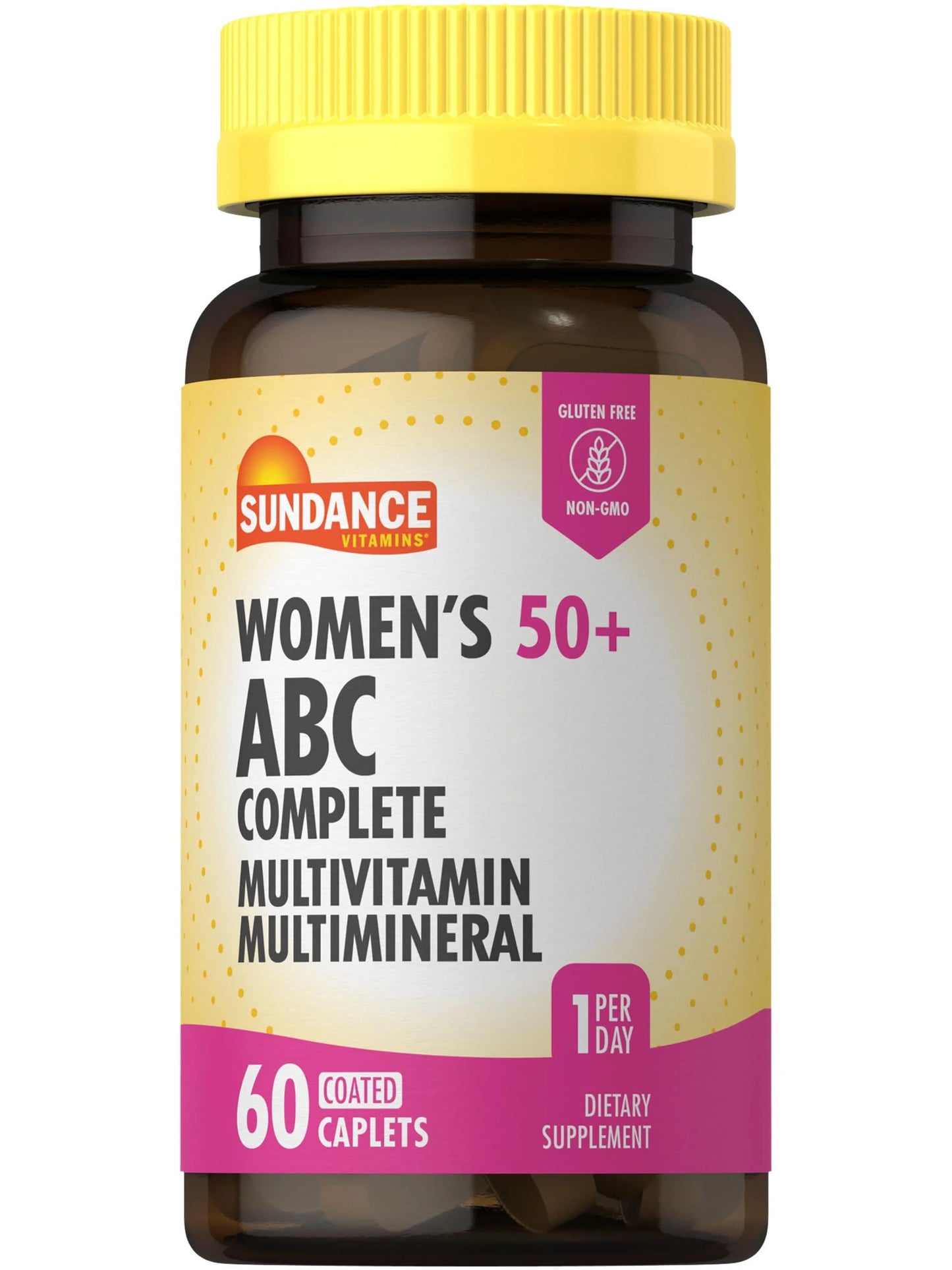 Sundance Women ' S 50+ ABC Complete Multivitamin | 60 Caplets | with Multimineral Formula | Non-GMO and Gluten Free Supplement