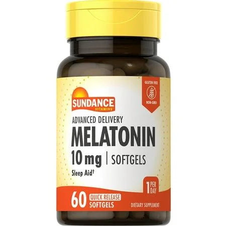Sundance Vitamins Advanced Delivery Melatonin Quick Release Softgels